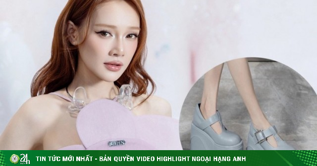 Nhã Phương bị chê đi giày 'cục gạch' 30 cm lạc quẻ