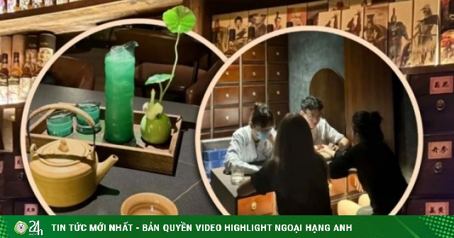 Giới trẻ đổ xô đến các quán bar Đông y, uống cocktail theo kết quả bắt mạch