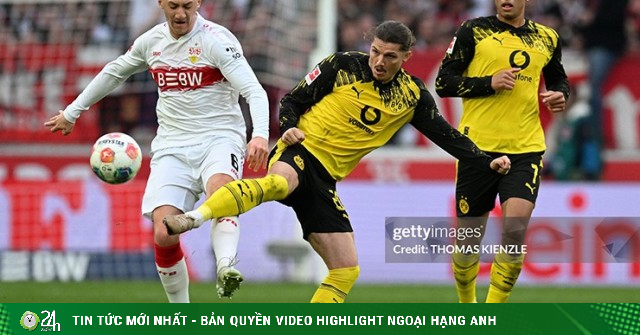 Video bóng đá Stuttgart - Dortmund: “Đòn hồi mã thương” phút bù giờ (Bundesliga)