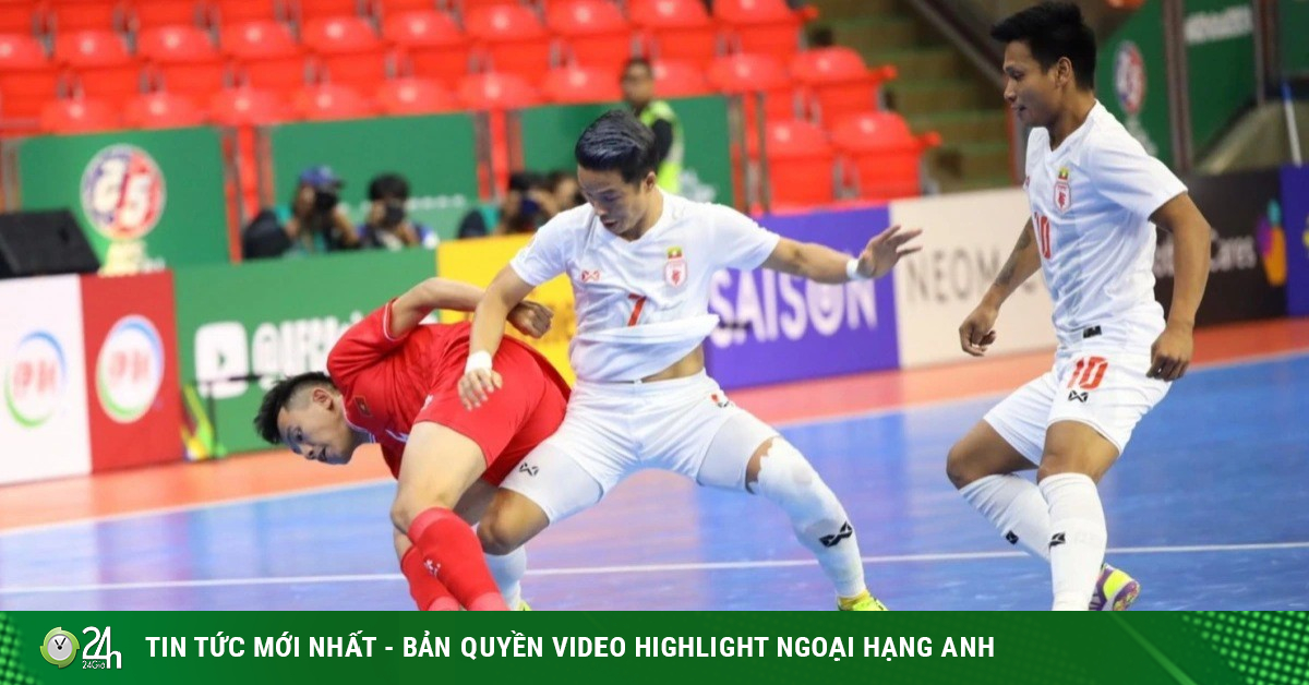 Video bóng đá ĐT futsal Việt Nam - Myanmar: Sức mạnh áp đảo, đại thắng 4 sao (ASEAN Cup)