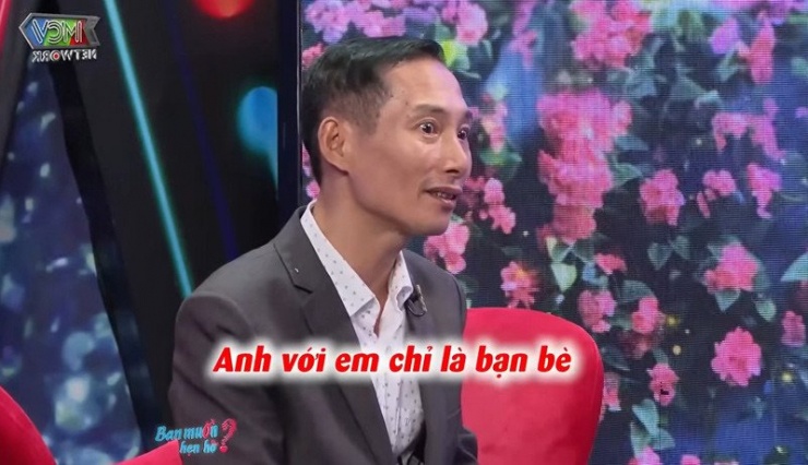 Anh Phong thẳng thắn từ chối kết đôi ngay cả khi chưa đặt tay vào nút bấm. Ảnh cắt từ clip 