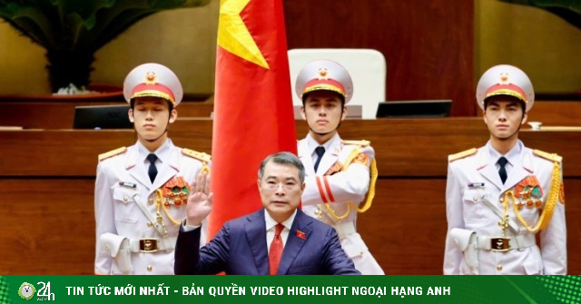 Lễ tuyên thệ của Thủ tướng Chính phủ Lê Minh Hưng