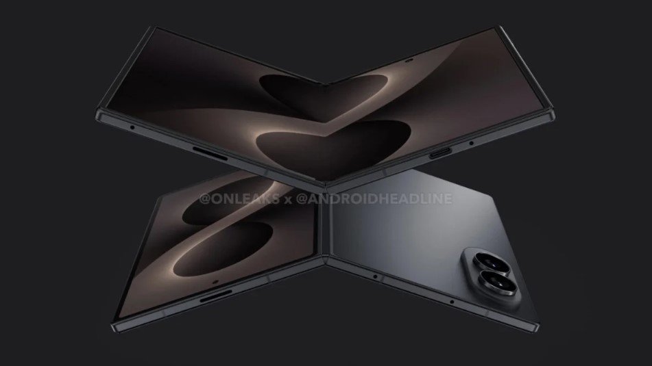 Ảnh concept Galaxy Z Wide Fold.