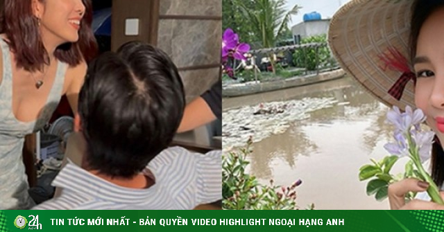 Chụp ảnh cùng bạn diễn kém tuổi, Lê Phương vẫn trẻ đẹp ở tuổi 41