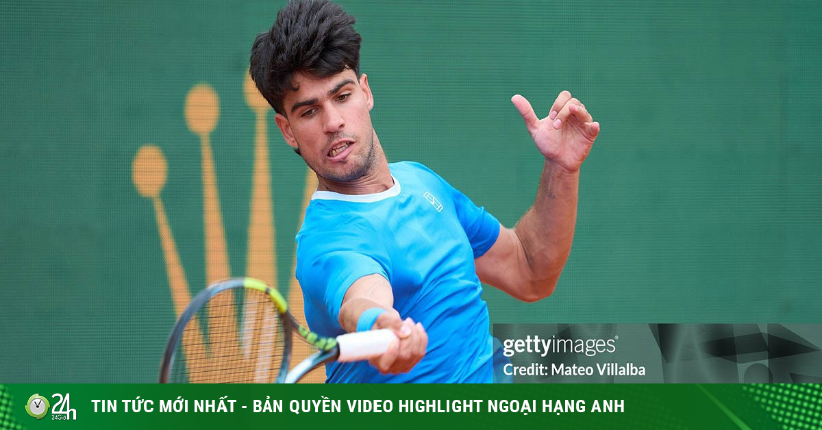 Video tennis Alcaraz - Baez: Chiến thắng áp đảo (Monte Carlo)