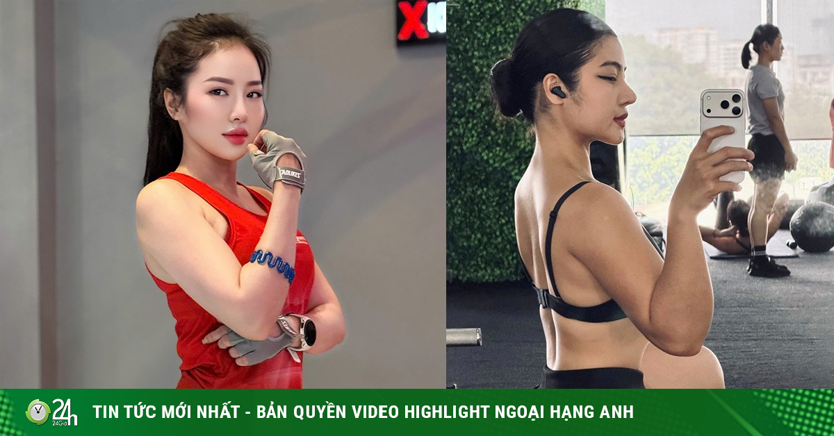 Mỹ nhân làng chạy Loan Barbie rèn thể lực, hot girl gymer khoe vòng ba 105 cm