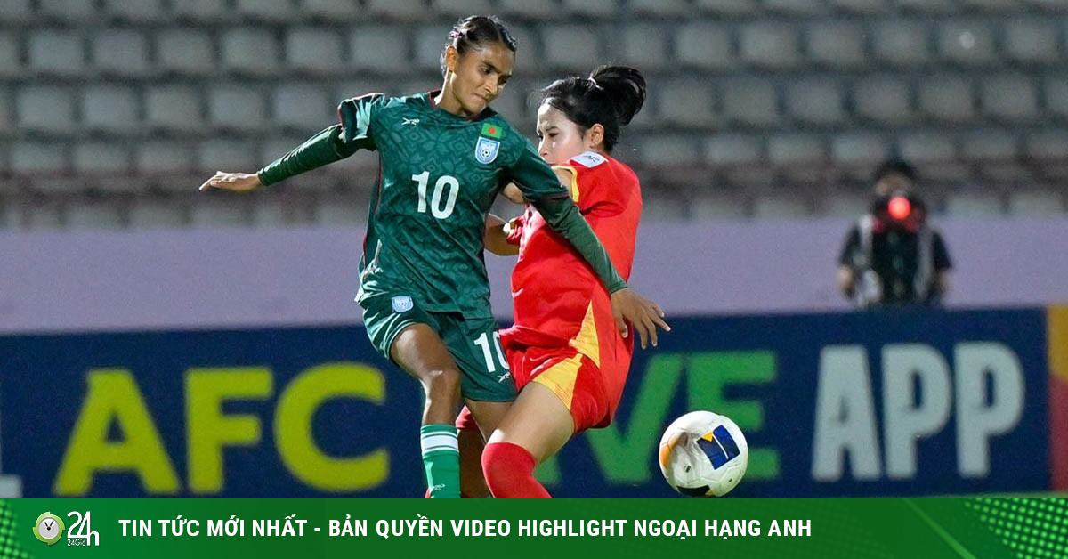Video bóng đá U20 nữ Việt Nam - U20 nữ Bangladesh: "Bàn thắng vàng" Thùy Linh, nghẹt thở chờ vé (giải châu Á)