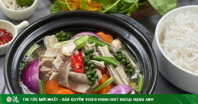 Cách làm bao tử hầm tiêu xanh giòn sần sật, nước dùng ngọt thanh