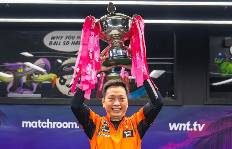Hoàng "Sao" cũng trở thành cái tên đáng gờm của bi-a thế giới khi vô địch Premier League bi-a 2026