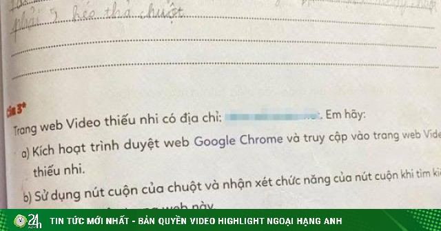 Sách bài tập Tin học lớp 3 chứa link website ‘đen’: Công an vào cuộc làm rõ