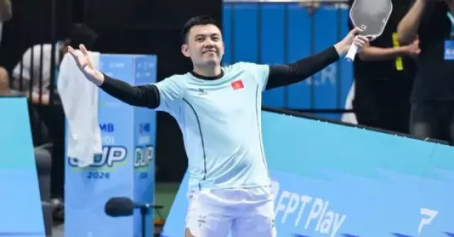 Lý Hoàng Nam vươn lên thứ 14 thế giới pickleball