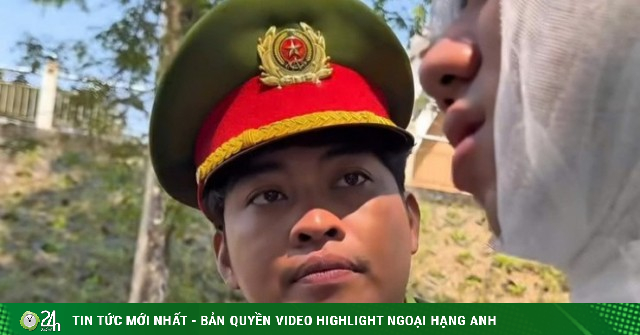 Công an xã ở Huế làm clip tuyên truyền luật giao thông như phim điện ảnh