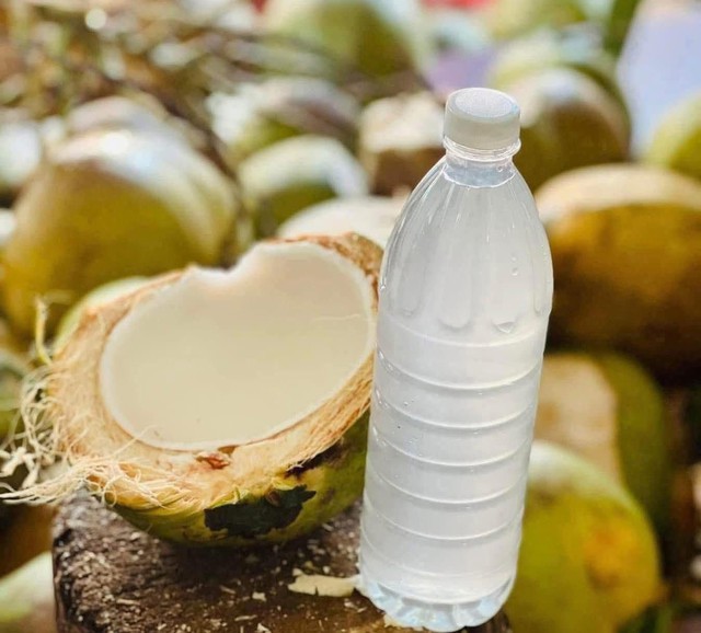 Nước dừa tốt nhưng không dùng thay thế nước lọc.