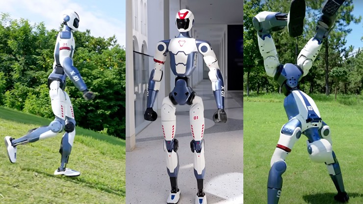 Robot có thể thực hiện nhiều màn trình diễn ấn tượng.