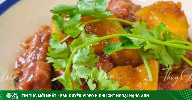 Bộ phận cực ngon của con heo, đem kho với loại nước đặc biệt này thành món hấp dẫn đưa cơm