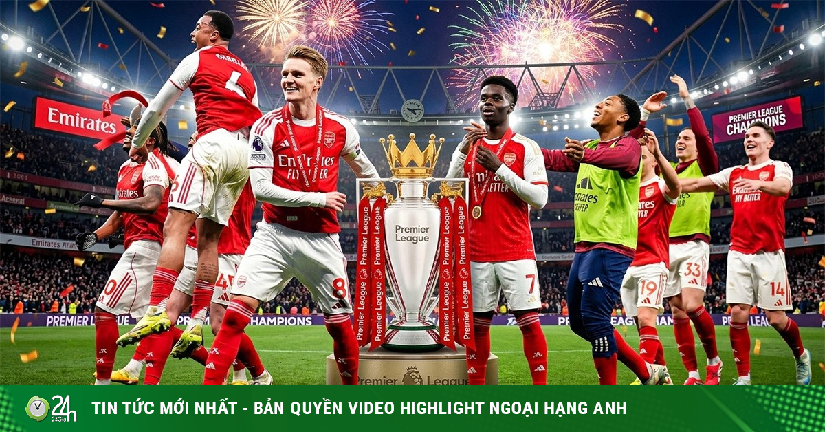 Arsenal cần thêm mấy điểm để vô địch Ngoại hạng Anh sau 22 năm?