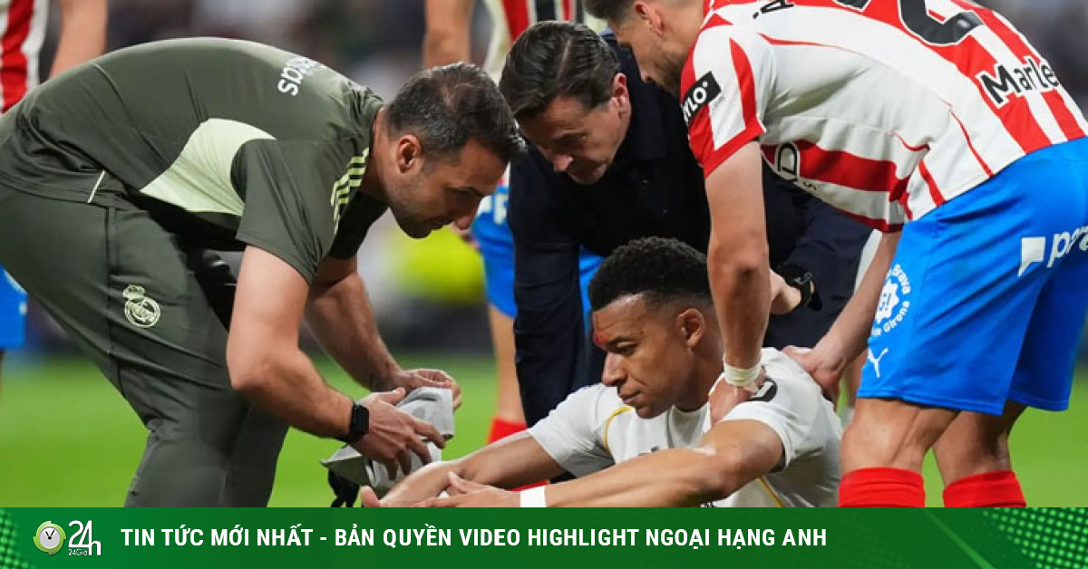 Mbappe dính cùi chỏ khiến mặt chảy máu, Real Madrid điên tiết vì mất phạt đền