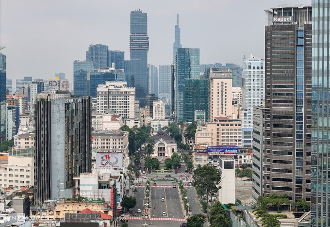 Bất động sản trung tâm TP HCM. Ảnh: Quỳnh Trần
