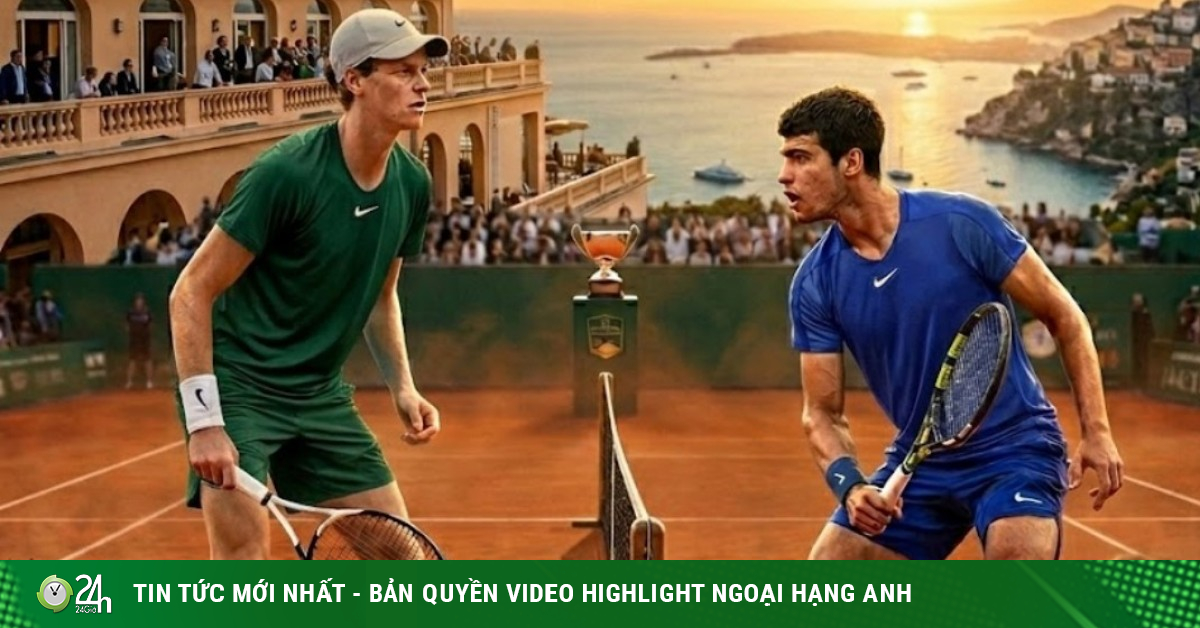 Chung kết tennis đỉnh cao Monte Carlo: Kinh điển Alcaraz - Sinner, định đoạt ngôi số 1