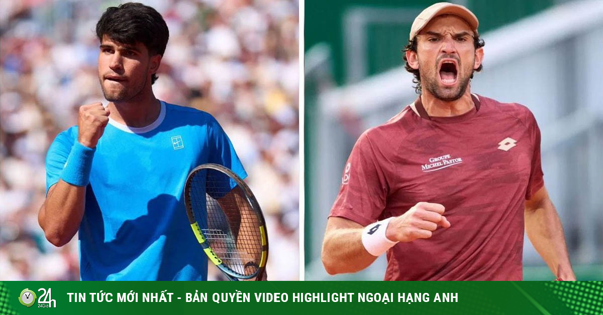 Video tennis Alcaraz - Vacherot: 2 set đỉnh cao, chung kết trong mơ với Sinner (Monte Carlo)
