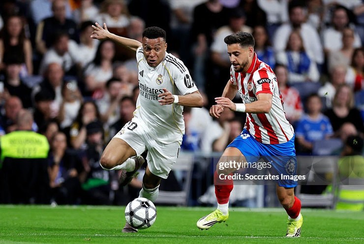 Mbappe tịt ngòi trong ngày Real Madrid bị Girona chia điểm