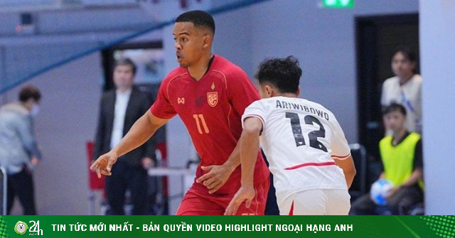 Video futsal Indonesia - Thái Lan: Bước ngoặt 2 giây cuối hiệp 1, màn lật đổ ấn tượng (Chung kết ASEAN Cup)