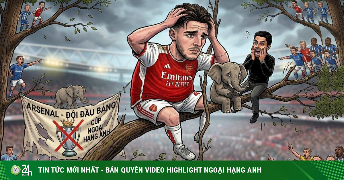 "Chú voi" Arsenal sắp rơi khỏi ngọn cây, đếm ngày dâng chức vô địch Ngoại hạng Anh