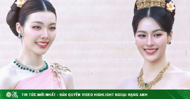 Hai nữ thần Songkran được khen 'đẹp như bước ra từ truyện tranh'