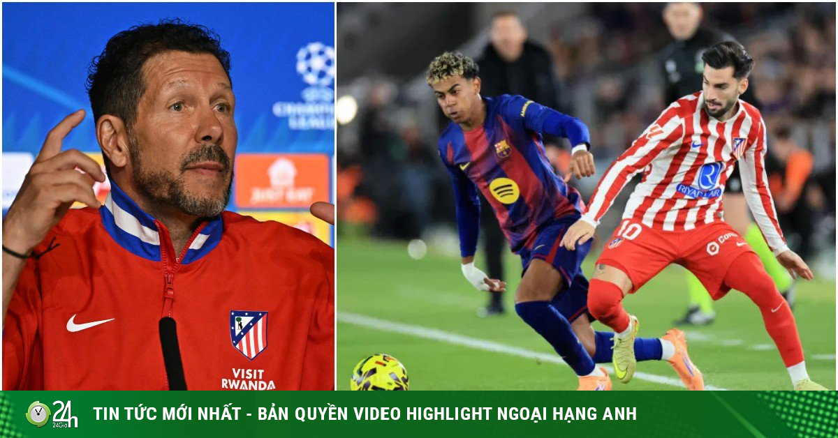 "Cáo già" Simeone quyết tâm "giấu bài" trước đại chiến với Barcelona (Clip tin nóng)