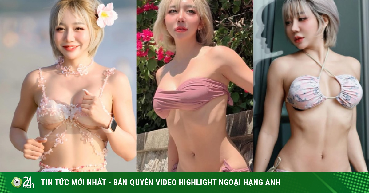 Nữ ca sĩ mặc bikini gợi cảm, khiến cả giải chạy nội y "đứng hình" dõi theo