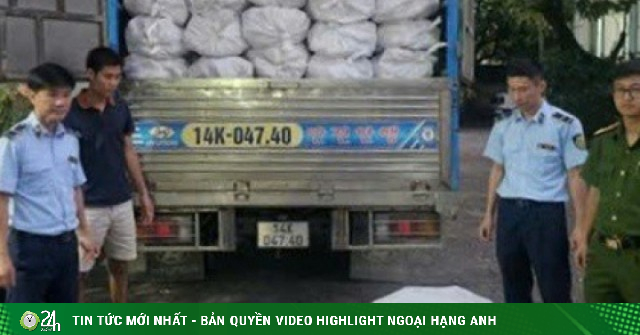 Ngăn chặn hơn 12 tấn chân lợn đông lạnh bốc mùi hôi ra thị trường