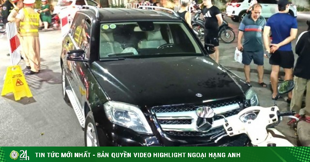 Vụ ô tô Mercedes đâm liên hoàn ở Hà Nội: Kết quả kiểm tra nồng độ cồn với tài xế