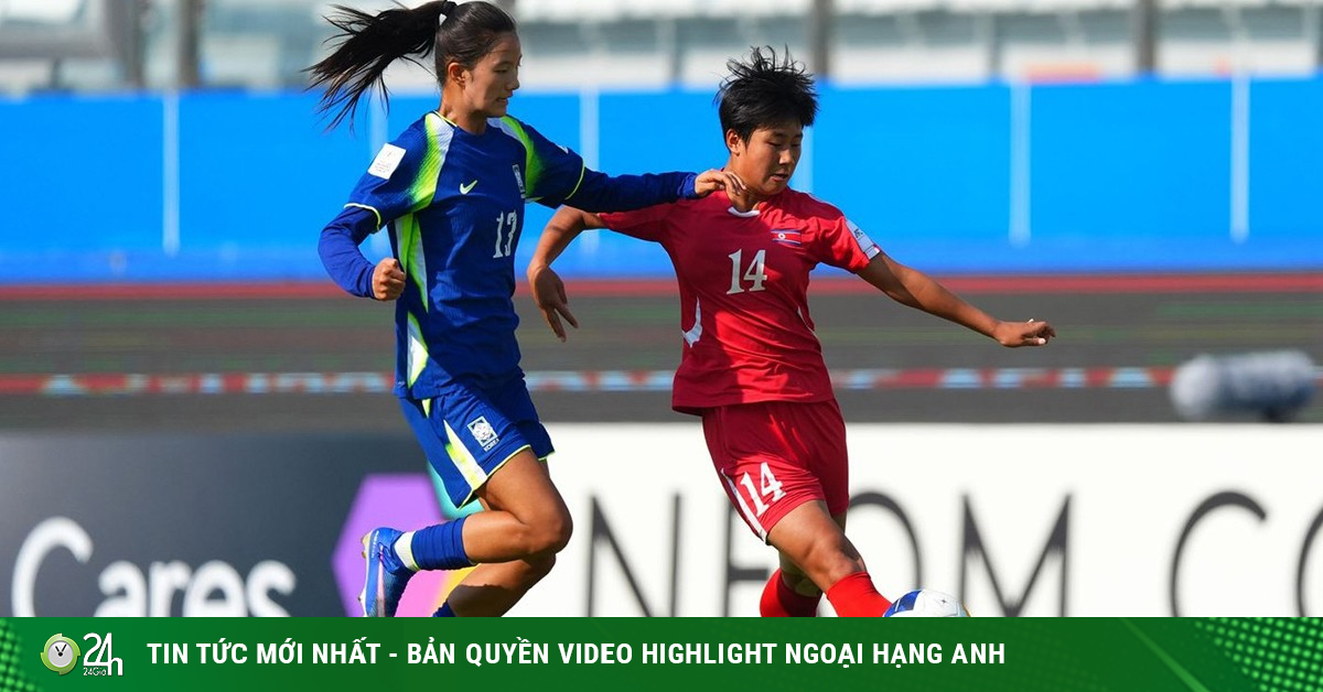 Video bóng đá nữ U20 Triều Tiên - Hàn Quốc: Siêu phẩm mở điểm, phối hợp như đá tập (Giải châu Á)