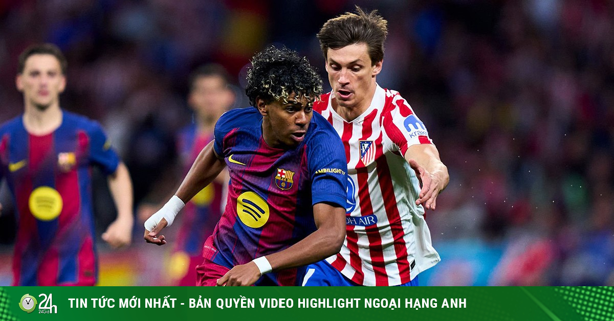 Video bóng đá Atletico Madrid - Barcelona: Yamal tỏa sáng, bữa tiệc đỉnh cao (Cúp C1)