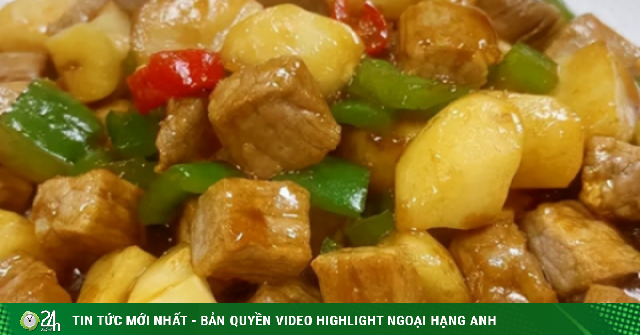 Đừng chỉ ăn sống, loại củ giòn ngọt này đem xào thịt thăn thành món ngon thanh nhiệt, ăn nhiều không sợ béo