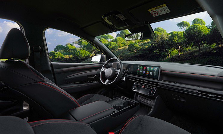 B&ecirc;n trong khoang nội thất Hyundai Tucson mới nhận được kh&aacute; nhiều điểm mới, tiện nghi.