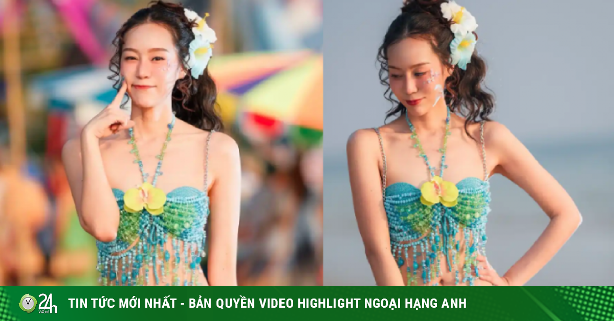 Mỹ nhân mặc bikini "nàng tiên cá", gây xốn xang ở sự kiện chạy bộ nội y