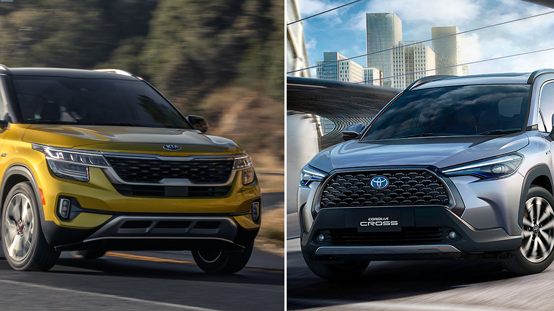 So sánh Kia Seltos và Toyota Corolla Cross: SUV đô thị nào đáng mua hơn?
