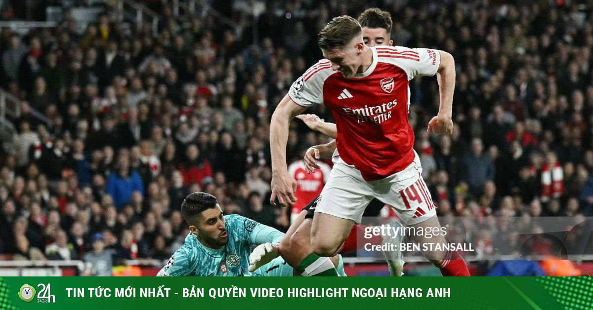 Video bóng đá Arsenal - Sporting: Nín thở vì sai lầm và cột dọc (Cúp C1)