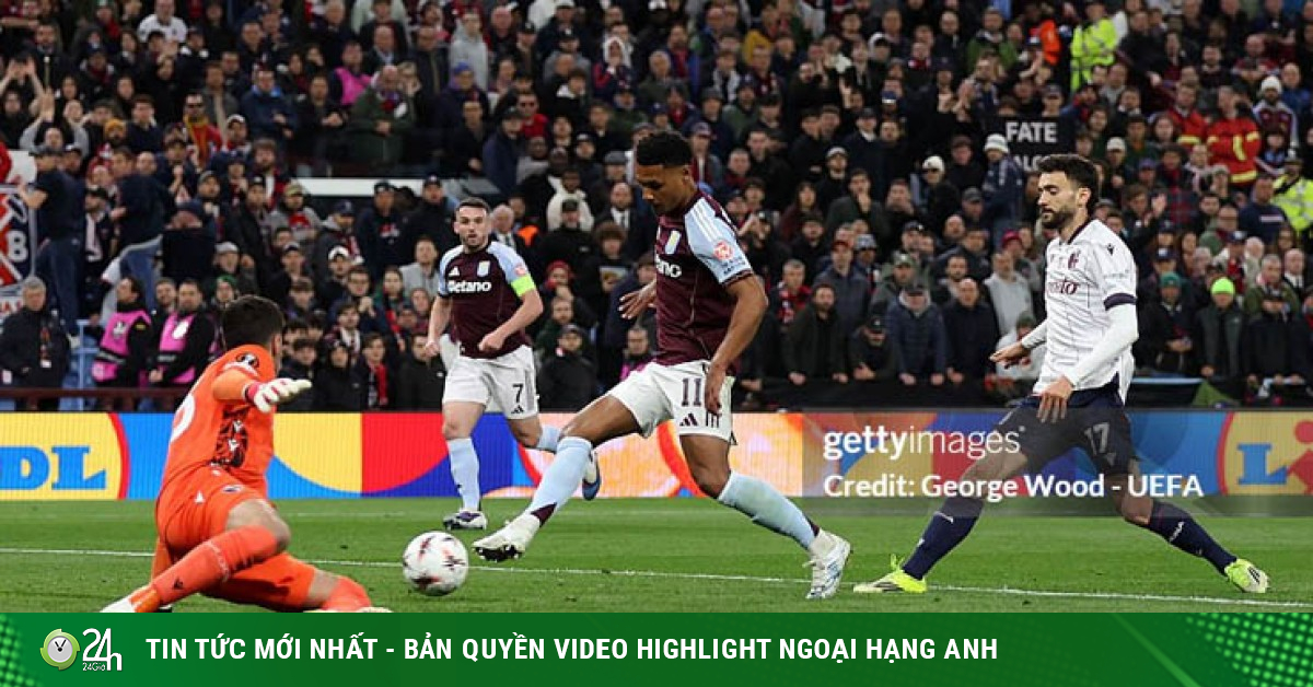 Video bóng đá Aston Villa - Bologna: 4 bàn rực rỡ, nuôi mộng vô địch (Europa League)