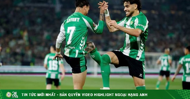 Video bóng đá Real Betis - Braga: Antony tỏa sáng, màn sụp đổ hiệp 2 (Europa League)