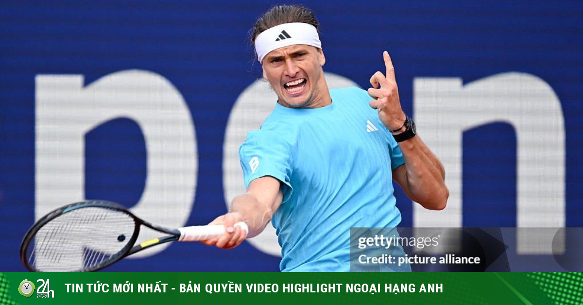 Video tennis Zverev - Cerundolo: Ngã đau set đầu, trút giận 6-0 (Munich Open)