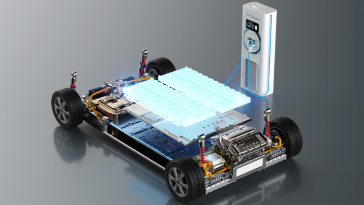 Ảnh minh họa pin xe điện.