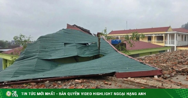 Mưa đá trong đêm ở Thanh Hóa, nhiều nơi bị thiệt hại nặng