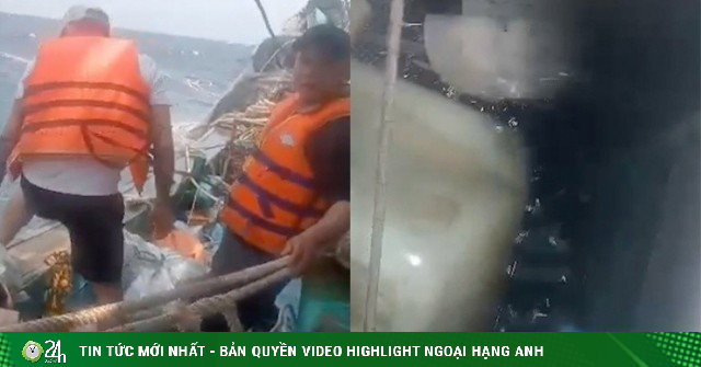 Thuyền trưởng kể lại 30 phút sinh tử khi 10 người trôi dạt trên biển