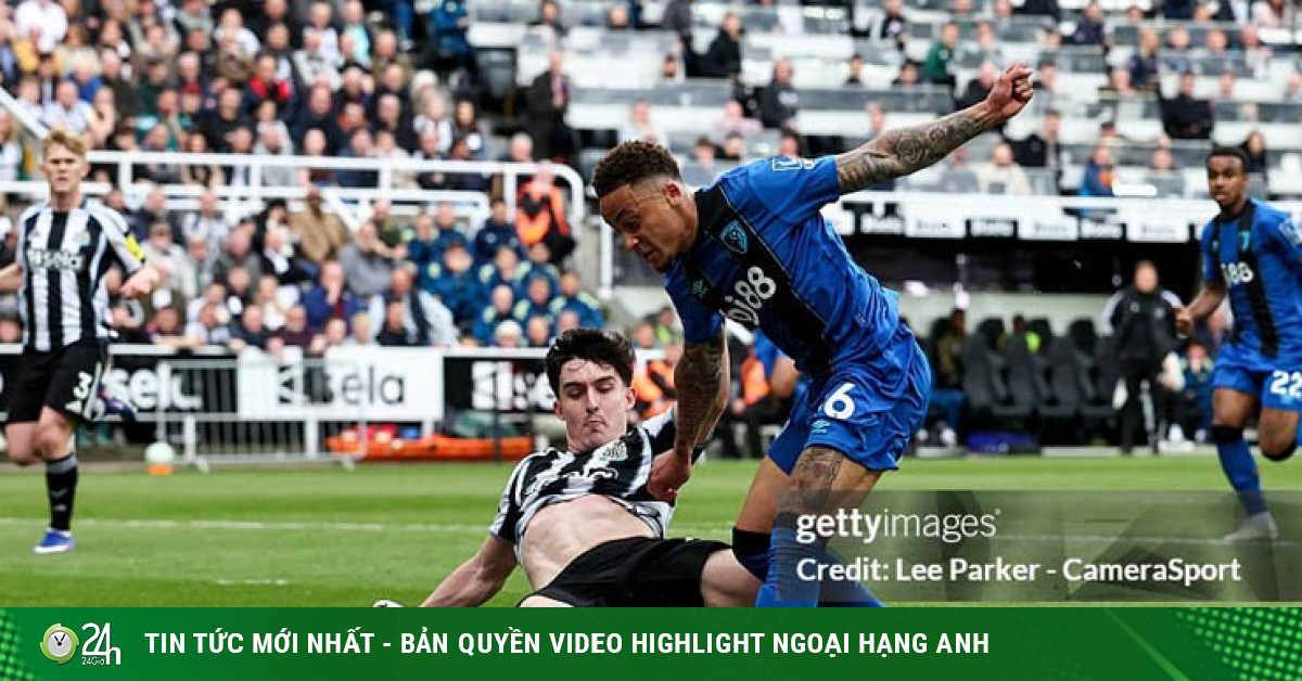 Kết quả bóng đá Newcastle - Bournemouth: Rượt đuổi hấp dẫn, áp sát top đầu (Ngoại hạng Anh)