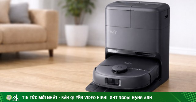 Robot hút bụi, lau nhà có cuộn lăn siêu dài 27cm và khả năng nâng hạ thông minh