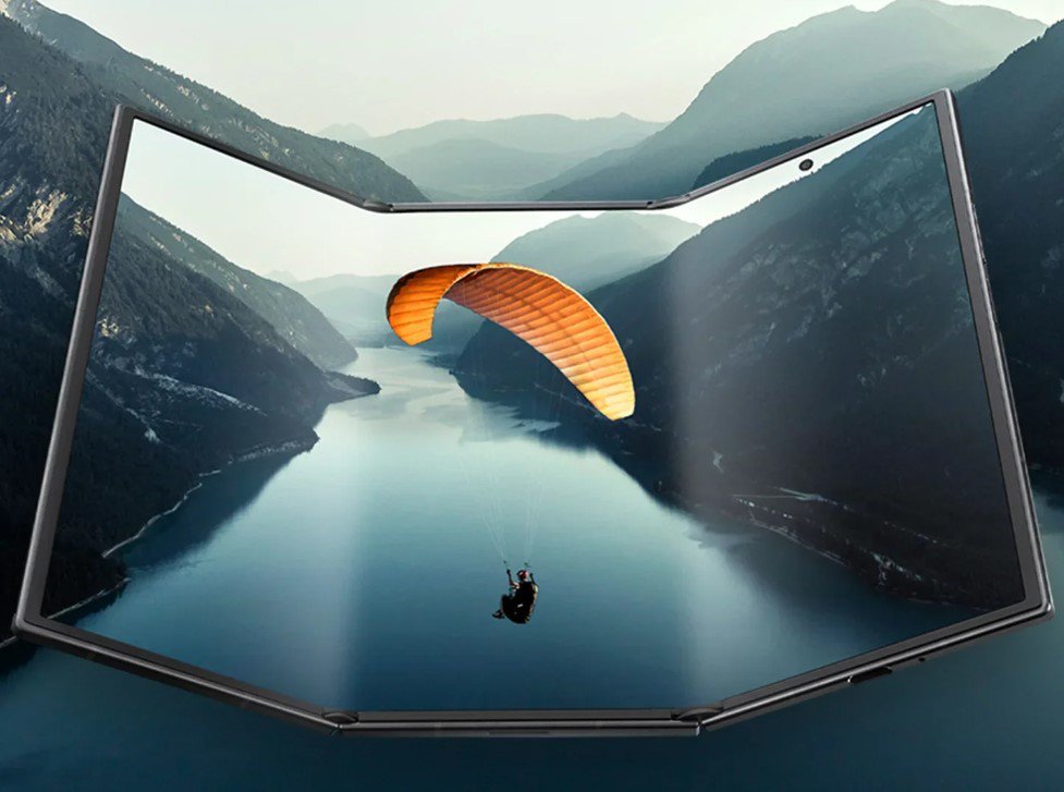 Ảnh concept Galaxy Z TriFold.