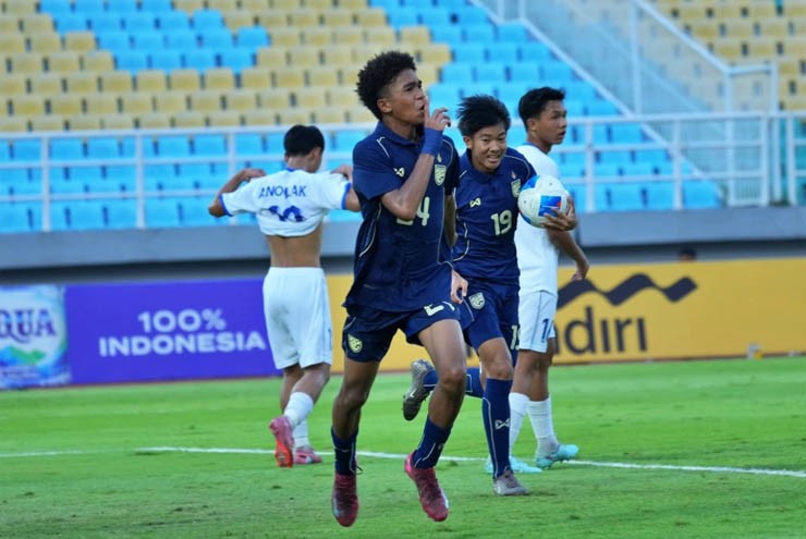 U17 Thái Lan không giữ được niềm vui quá lâu