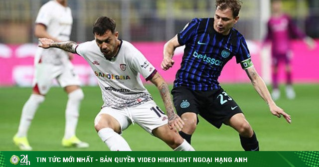 Video bóng đá Inter Milan - Cagliari: Đột biến đầu hiệp 2, ngôi vô địch gần về tay (Serie A)